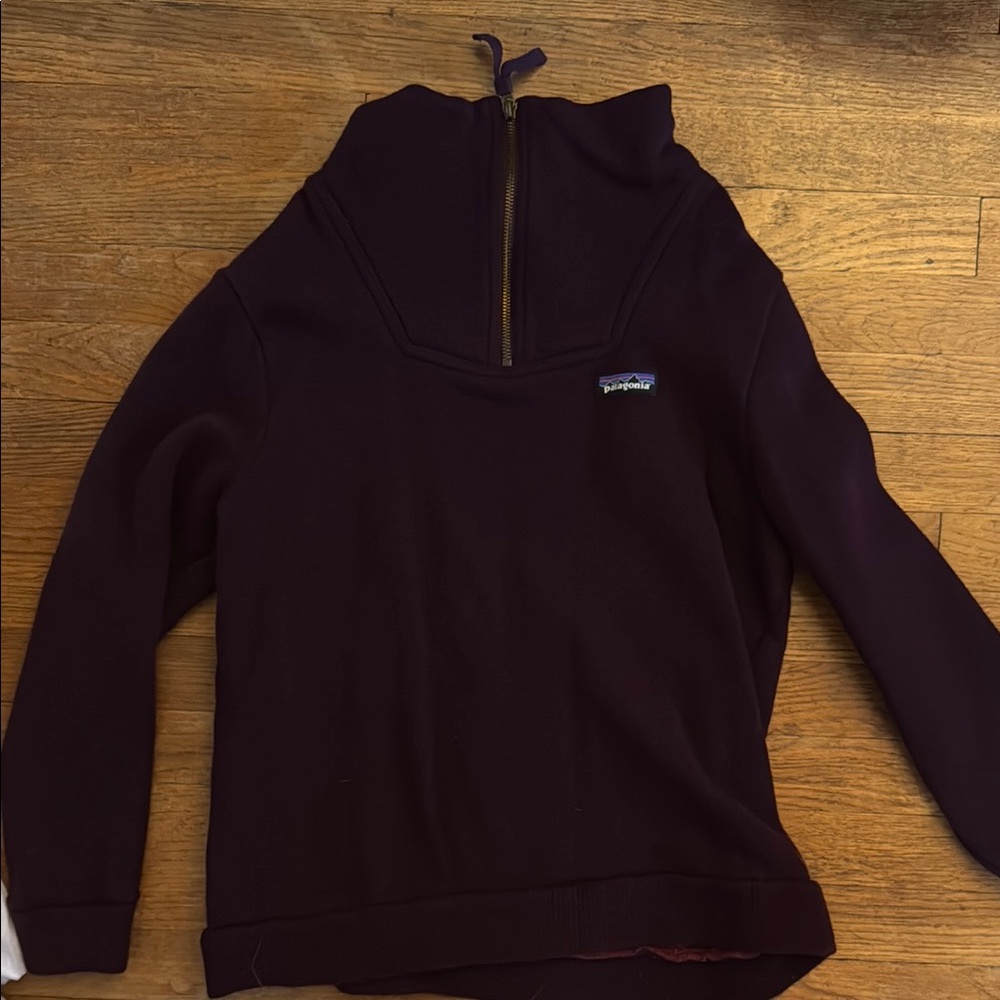 Patagonia Deep Purple Half-Zip Fleece